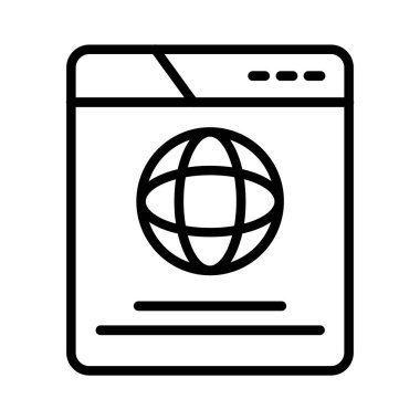 Browser Vector Icon Design