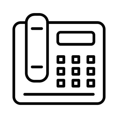 Office Phone Vector Icon Design