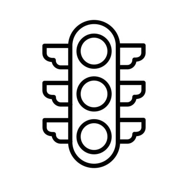 Traffic Light Vector Icon Design