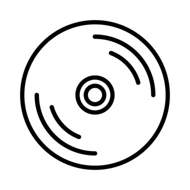 Compact Disk Vector Icon Design