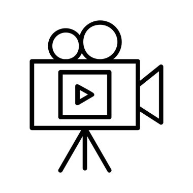 Video Camera Vector Icon Design