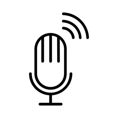 Micro Phone Vector Icon Design