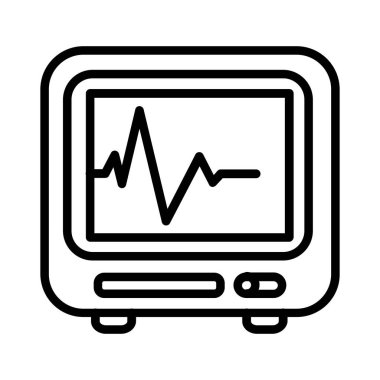 Cardiogram Vector Icon Design