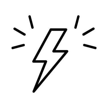 Enerji vektör simgesi tasarım