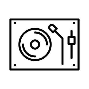Turntable Vector Icon Design
