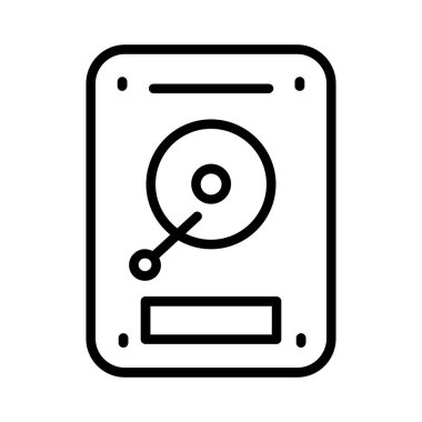 Hard Drive Vector Icon Design