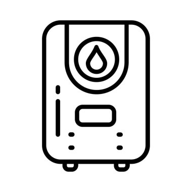 Water Heater Vector Icon Design