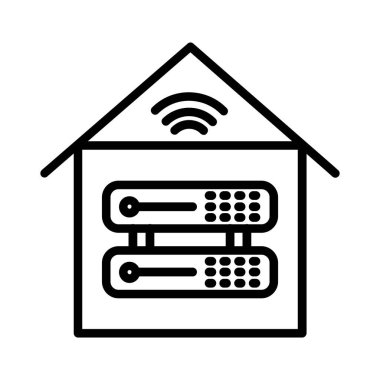sunucu vektör simgesi tasarımı