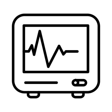 Cardiogram Vector Icon Design