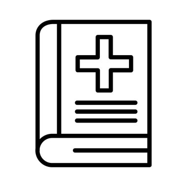 Kitap Vektörü Simgesi Tasarımı