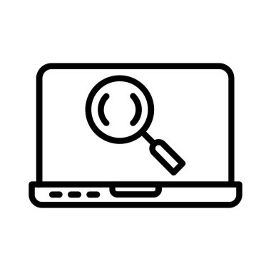 Dizüstü vektör simgesi tasarım