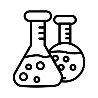 Flasks Vector Icon Design