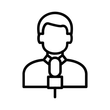 Journalism Vector Icon Design