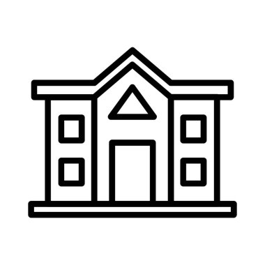 Bina vektör simgesi tasarım