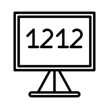 Whiteboard Vector Icon Design