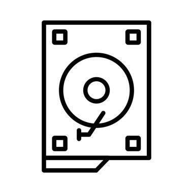 Hard Drive Vector Icon Design