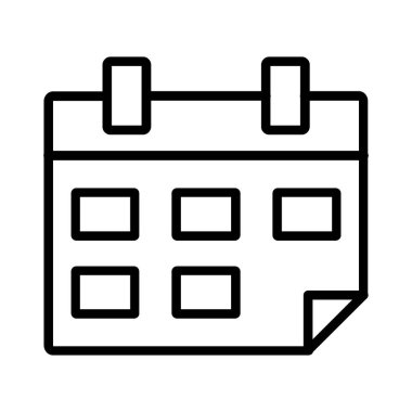 Takvim vektör simgesi tasarım
