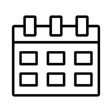 Takvim vektör simgesi tasarım