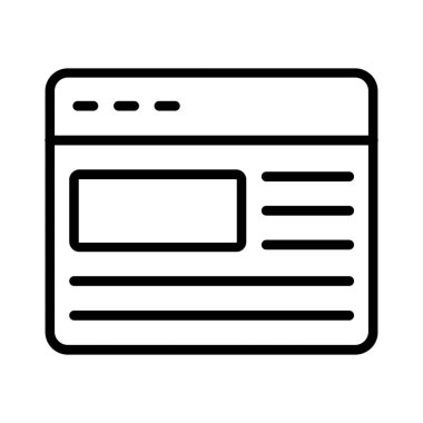 Browser Vector Icon Design