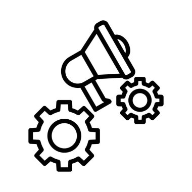 Markeeting Strategy Vector Icon Design
