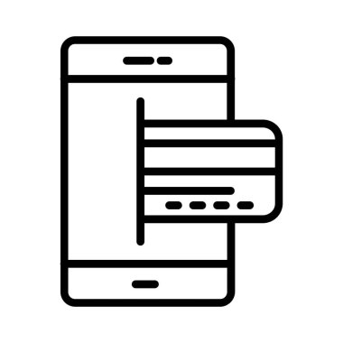 On Line Payment Vector Icon Design