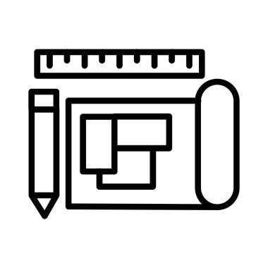 House Plan Vector Icon Design