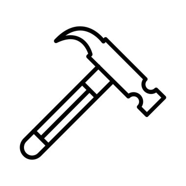 Vektör simgesi tasarım çekiç