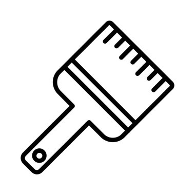 Boya fırça vektör simgesi tasarım