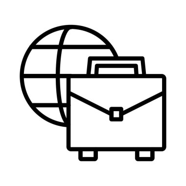 World Wide Buisness Vector Icon Design