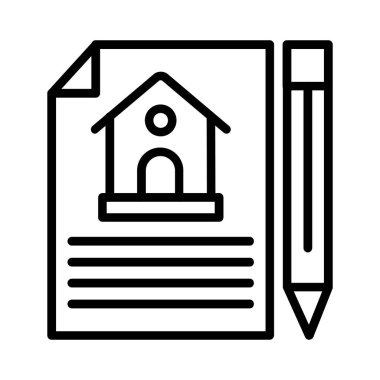 Contract Vector Icon Design