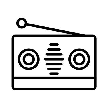 Radio Vector Icon Design