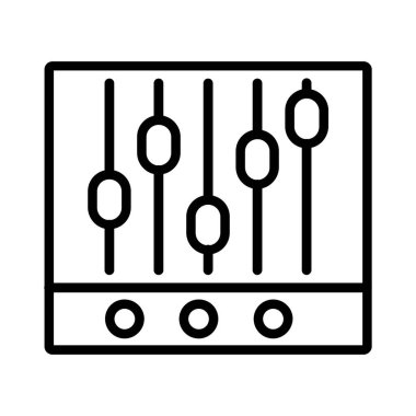 Music Equalizer Vector Icon Design