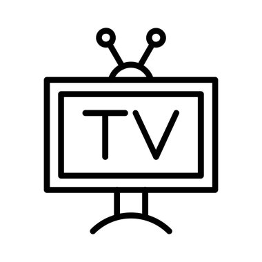 Television Vector Icon Design