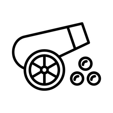 Cannon Vector Icon Design