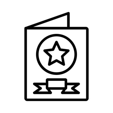 Greeting Card Vector Icon Design