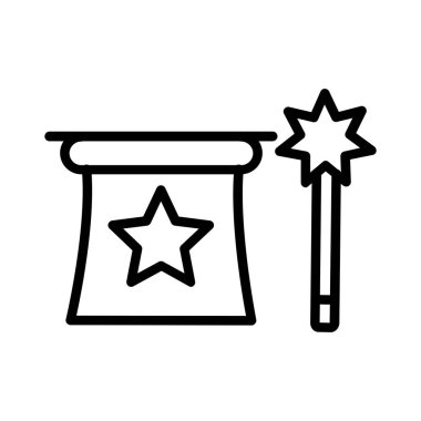 Magic Trick Vector Icon Design