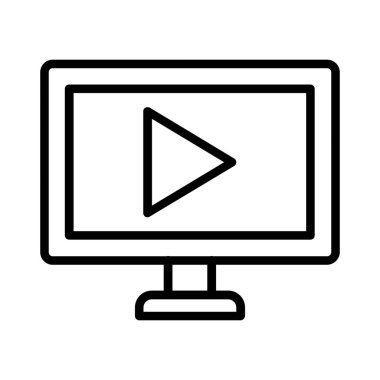 Smart Tv Vector Icon Design