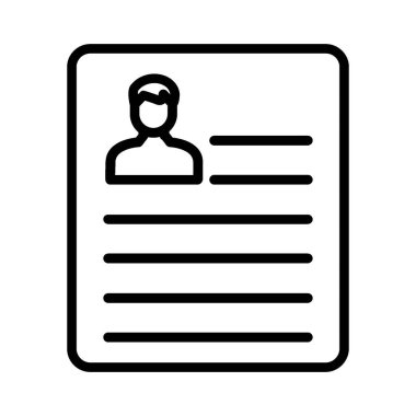 Profile Vector Icon Design