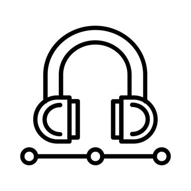 Headphones Vector Icon Design