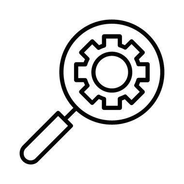 Arama vektör simgesi tasarım