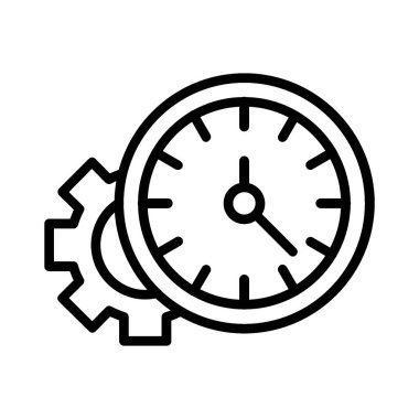 Time Management Vector Icon Design