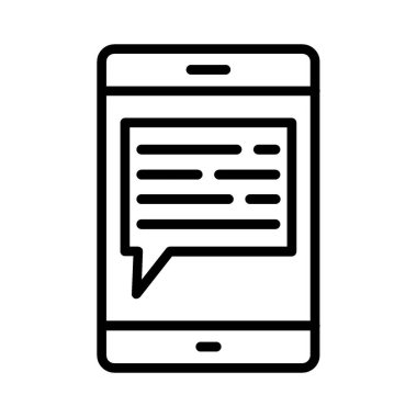 İleti vektör simgesi tasarım