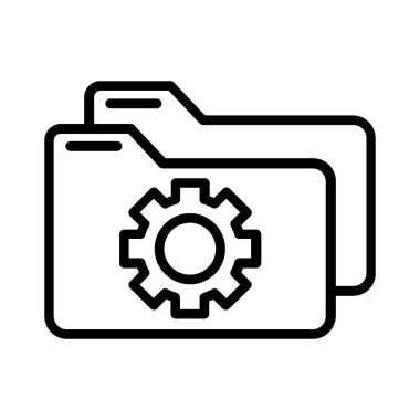 Klasör vektör simgesi tasarım