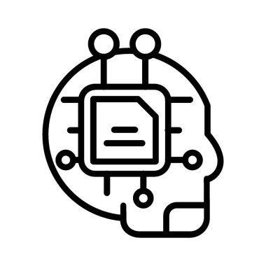 Robot vektör simgesi tasarımı