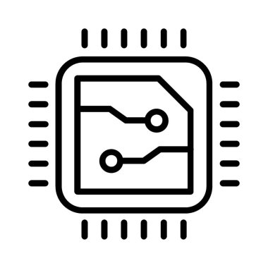 Chip Vector Icon Design