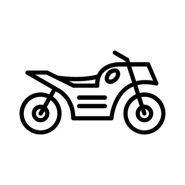 Motorbike Vector Icon Design