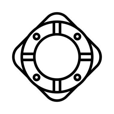 Life Preserver Vector Icon Design