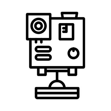 Video Camera Gopro Vector Icon Design