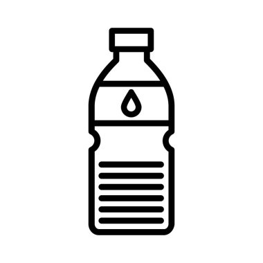 Water Bottle Vector Icon Design