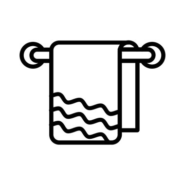 Towel Vector Icon Design
